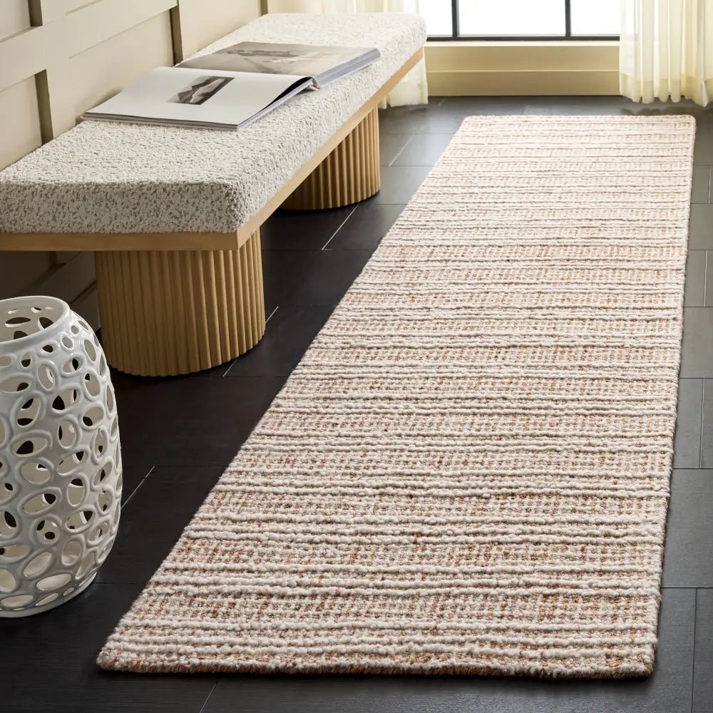 Safavieh Metro 2'-3" x 8'-0" Rug in Rust / Ivory