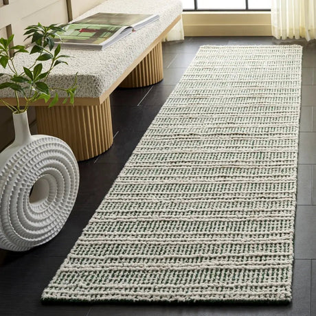 Safavieh Metro 2'-3" x 8'-0" Rug in Green / Ivory