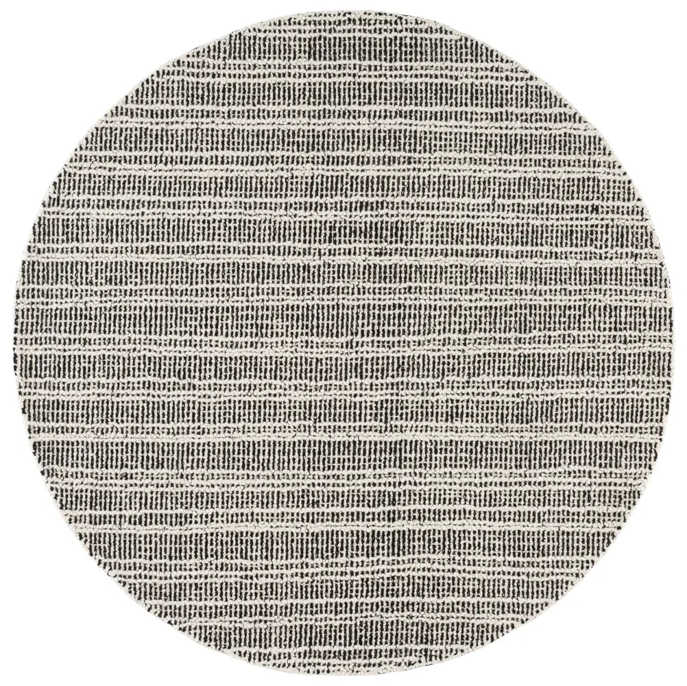 Safavieh Metro 6'-0" x 6'-0" Rug in Black / Ivory