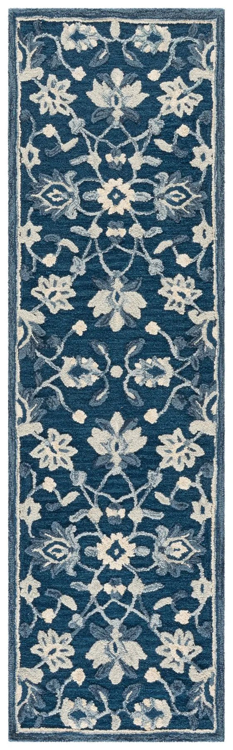Safavieh Metro 2'-3" x 8'-0" Rug in Navy / Ivory