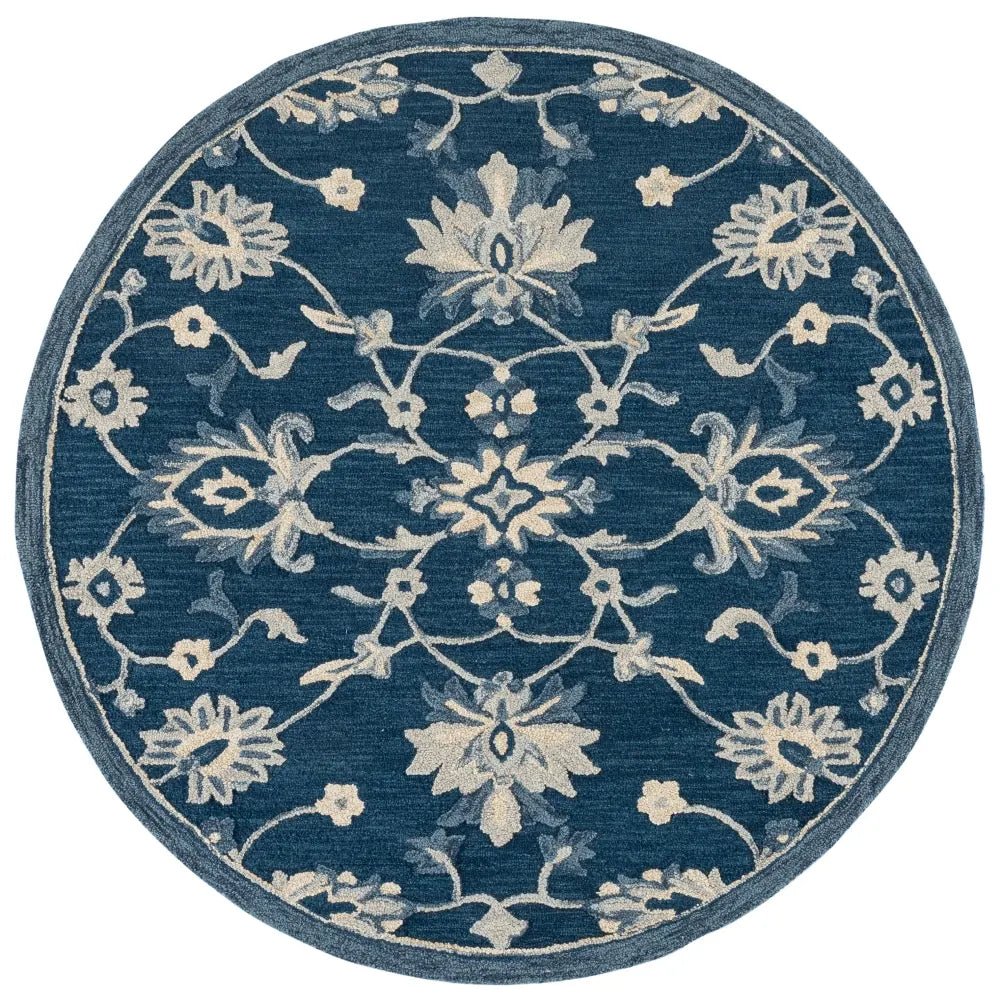 Safavieh Metro 6'-0" x 6'-0" Rug in Navy / Ivory