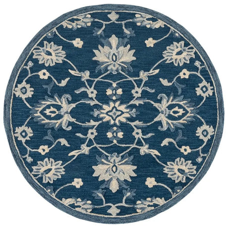 Safavieh Metro 6'-0" x 6'-0" Rug in Navy / Ivory