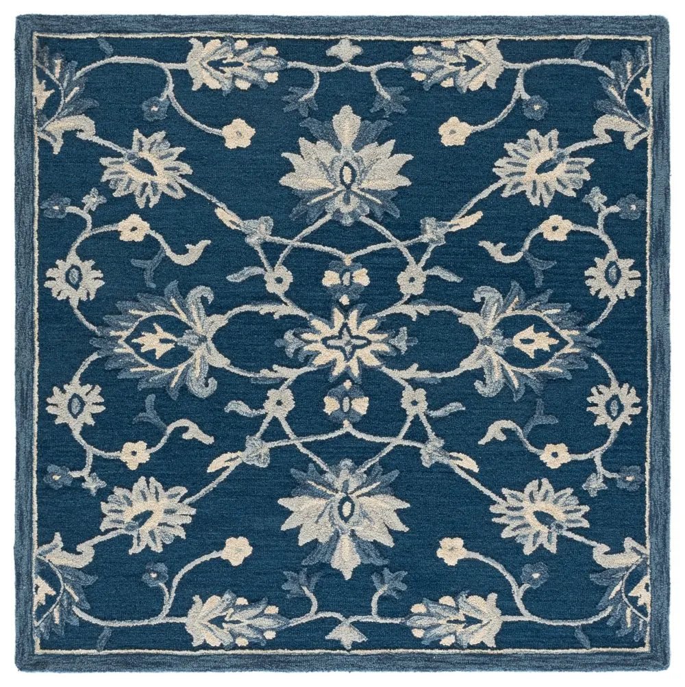 Safavieh Metro 6'-0" x 6'-0" Rug in Navy / Ivory
