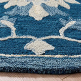 Safavieh Metro 6'-0" x 6'-0" Rug in Navy / Ivory
