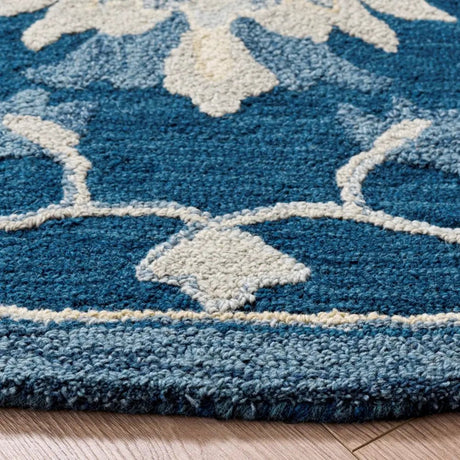 Safavieh Metro 6'-0" x 6'-0" Rug in Navy / Ivory