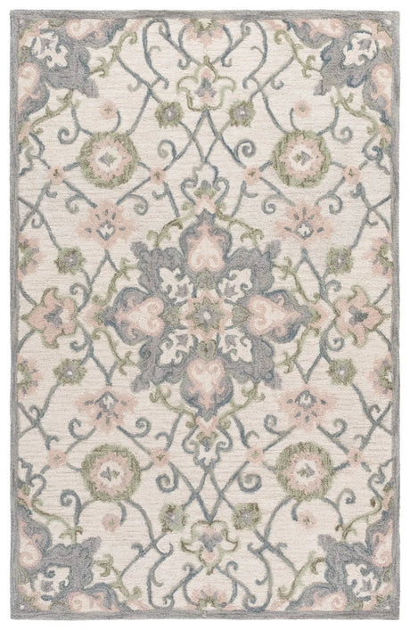 Safavieh Metro 4'-0" x 6'-0" Rug in Ivory / Grey