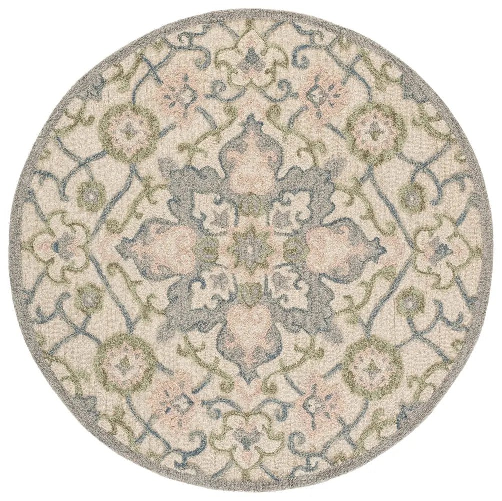 Safavieh Metro 6'-0" x 6'-0" Rug in Ivory / Grey