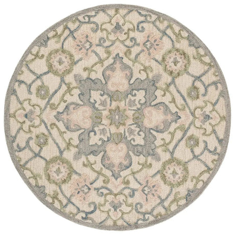 Safavieh Metro 6'-0" x 6'-0" Rug in Ivory / Grey