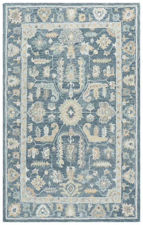 Safavieh Metro 4'-0" x 6'-0" Rug in Blue / Grey