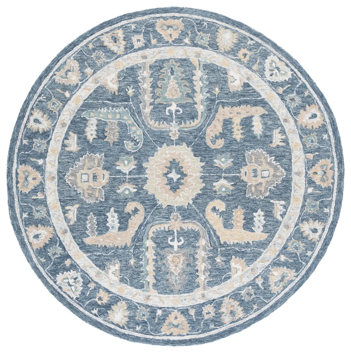 Safavieh Metro 6'-0" x 6'-0" Rug in Blue / Grey