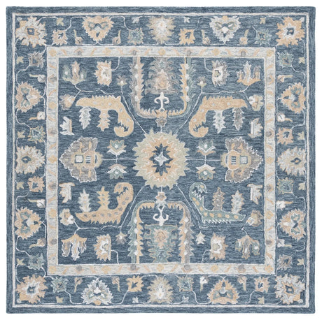 Safavieh Metro 6'-0" x 6'-0" Rug in Blue / Grey