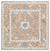 Safavieh Metro 6'-0" x 6'-0" Rug in Beige / Rust