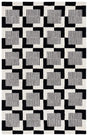 Safavieh Metro 4'-0" x 6'-0" Rug in Black / Ivory