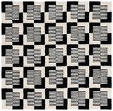 Safavieh Metro 6'-0" x 6'-0" Rug in Black / Ivory
