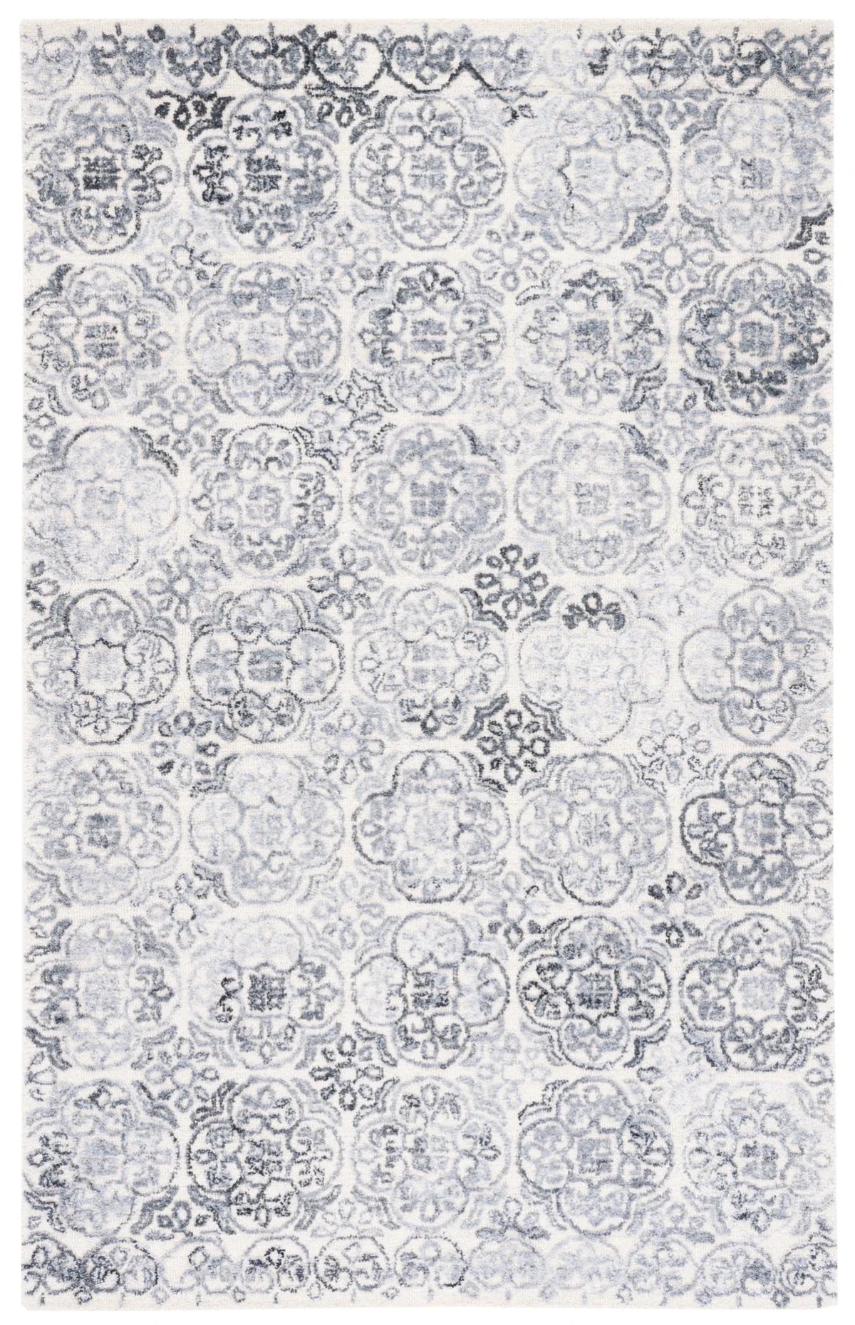 Safavieh Metro 4'-0" x 6'-0" Rug in Ivory / Grey
