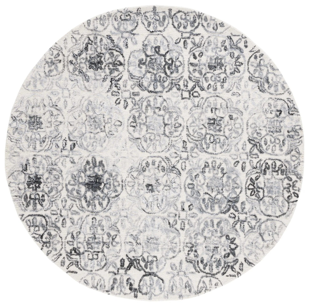 Safavieh Metro 6'-0" x 6'-0" Rug in Ivory / Grey