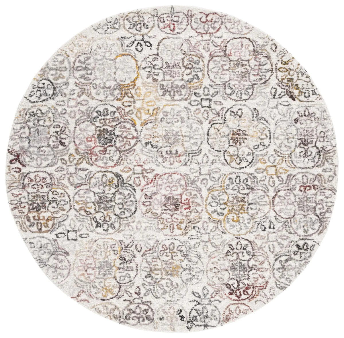 Safavieh Metro 6'-0" x 6'-0" Rug in Ivory / Red