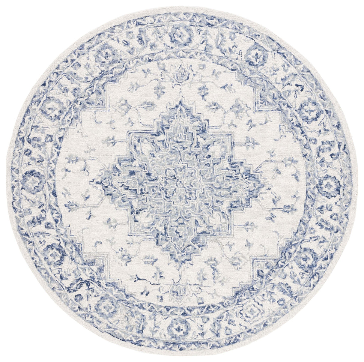 Safavieh Metro Met874M Blue/Ivory Rug.
