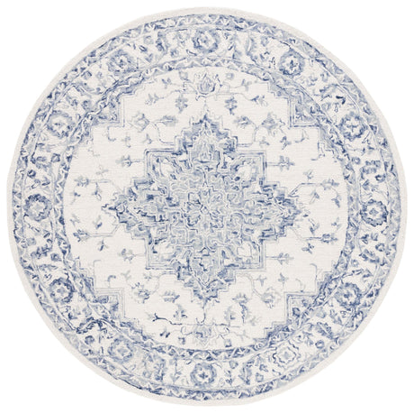 Safavieh Metro Met874M Blue/Ivory Rug.