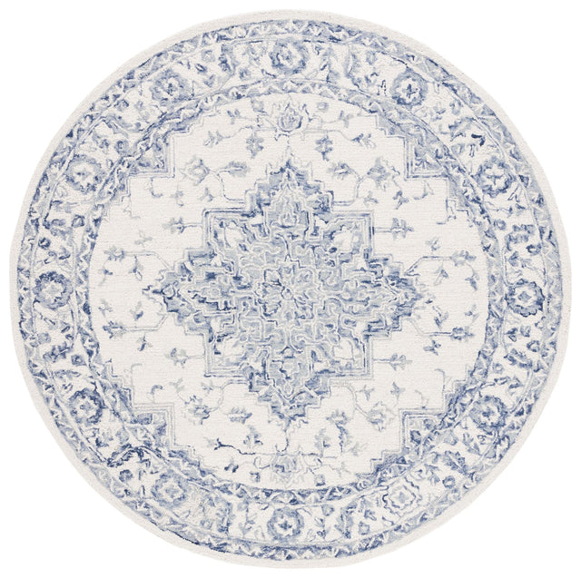 Safavieh Metro Met874M Blue/Ivory Rug.