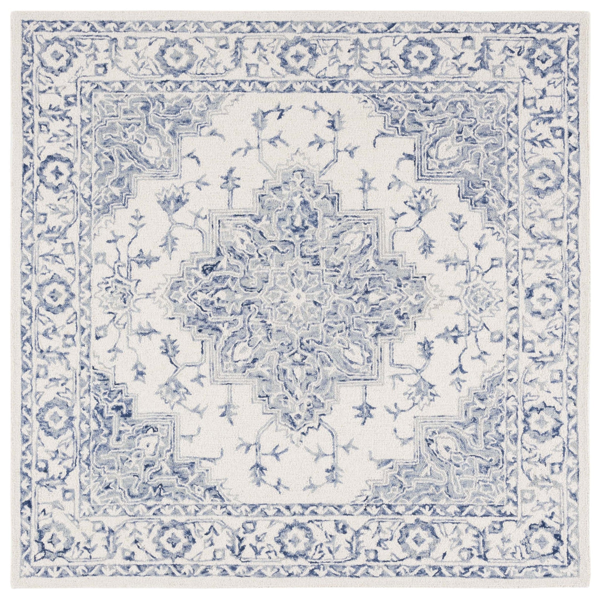 Safavieh Metro Met874M Blue/Ivory Rug.