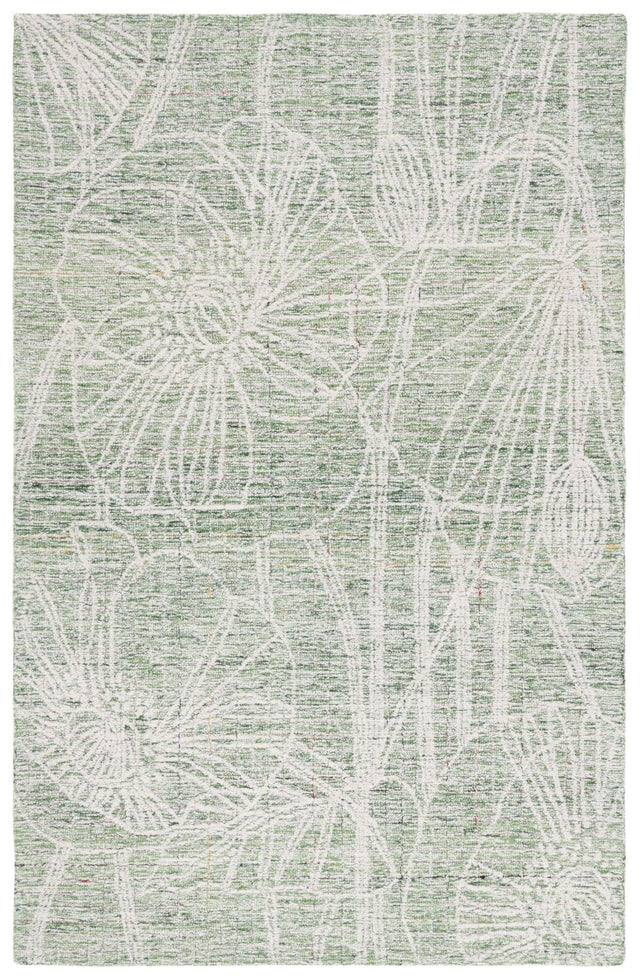 Safavieh Metro Met875Y Green/Ivory Rug.