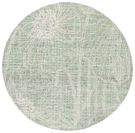 Safavieh Metro Met875Y Green/Ivory Rug.