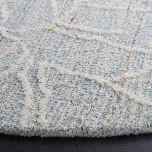 Safavieh Metro Met881M Blue/Ivory Rug.