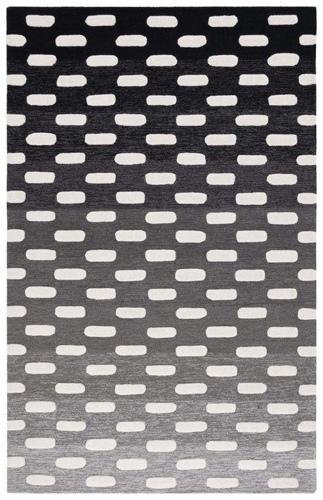 Safavieh Metro Met882Z Black/Ivory Rug.