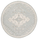 Safavieh Metro 6'-0" x 6'-0" Rug in Grey / Ivory