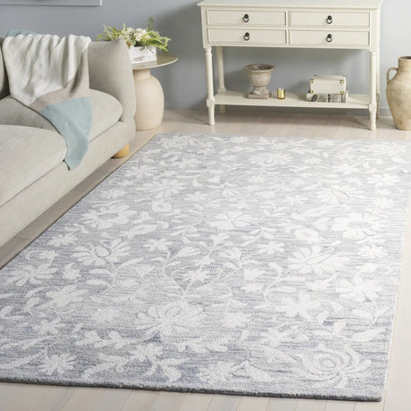 Safavieh Metro 4'-0" x 6'-0" Rug in Grey / Ivory