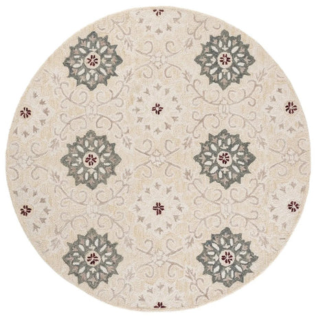 Safavieh Metro 6'-0" x 6'-0" Rug in Beige / Ivory