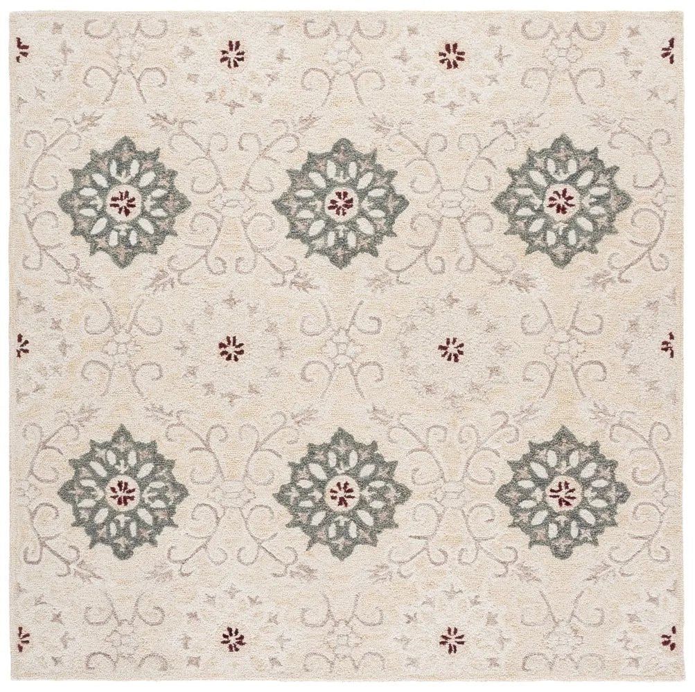 Safavieh Metro 6'-0" x 6'-0" Rug in Beige / Ivory