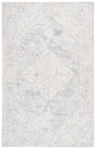 Safavieh Metro 4'-0" x 6'-0" Rug in Light Grey / Ivory