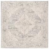 Safavieh Metro 6'-0" x 6'-0" Rug in Light Grey / Ivory