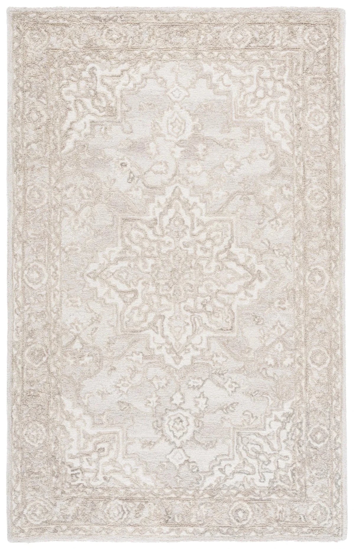 Safavieh Metro 4'-0" x 6'-0" Rug in Light Brown / Ivory