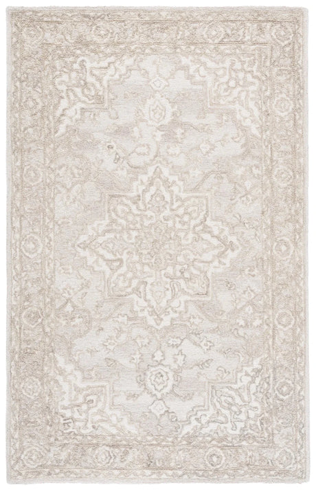 Safavieh Metro 4'-0" x 6'-0" Rug in Light Brown / Ivory