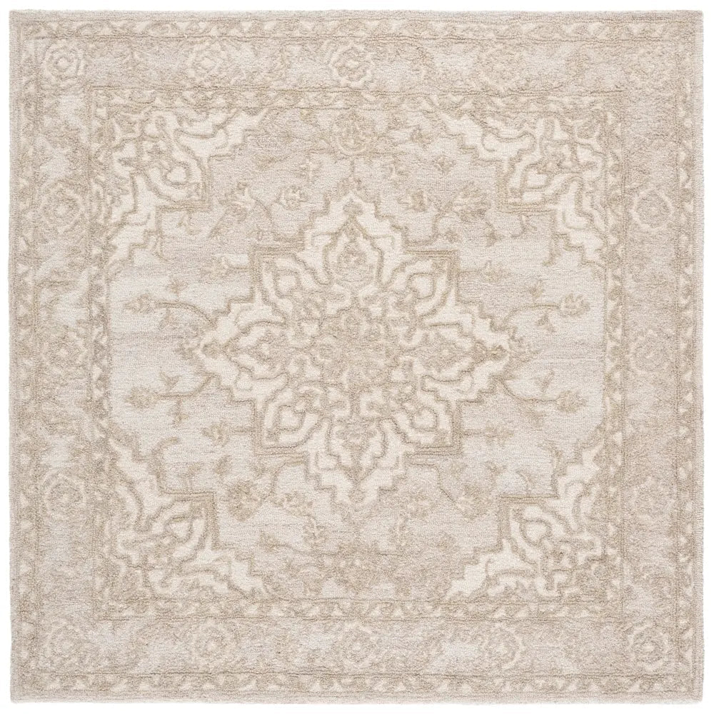 Safavieh Metro 6'-0" x 6'-0" Rug in Light Brown / Ivory