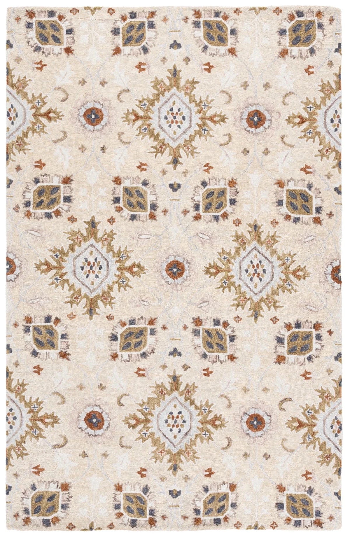 Safavieh Metro 4'-0" x 6'-0" Rug in Beige / Green
