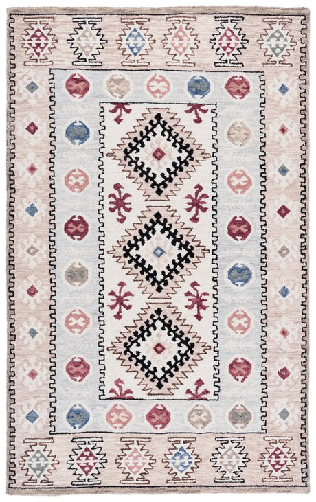 Safavieh Metro 4'-0" x 6'-0" Rug in Ivory / Rust