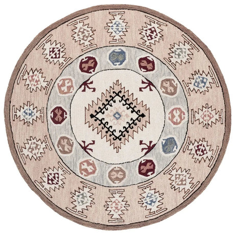 Safavieh Metro 6'-0" x 6'-0" Rug in Ivory / Rust