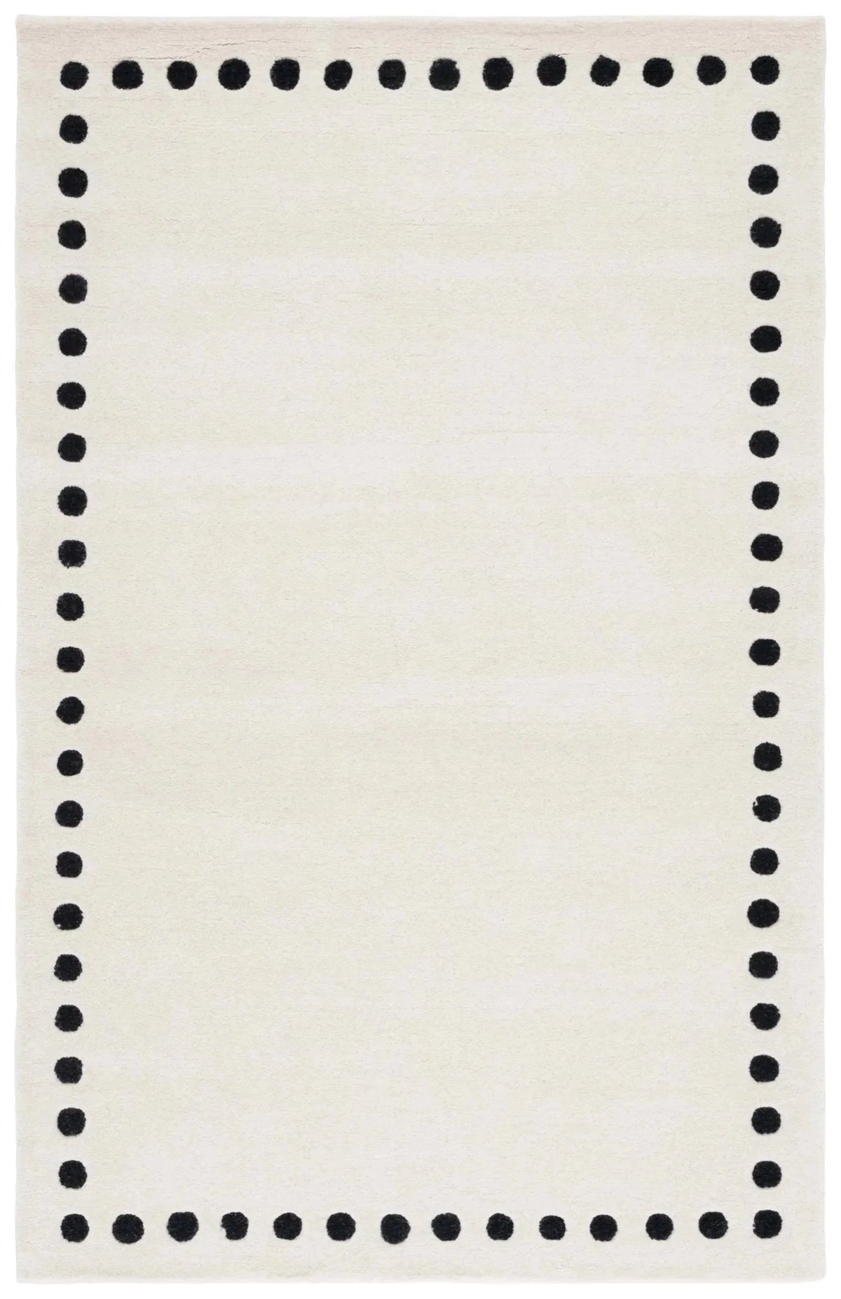 Safavieh Metro 4'-0" x 6'-0" Rug in Ivory / Black