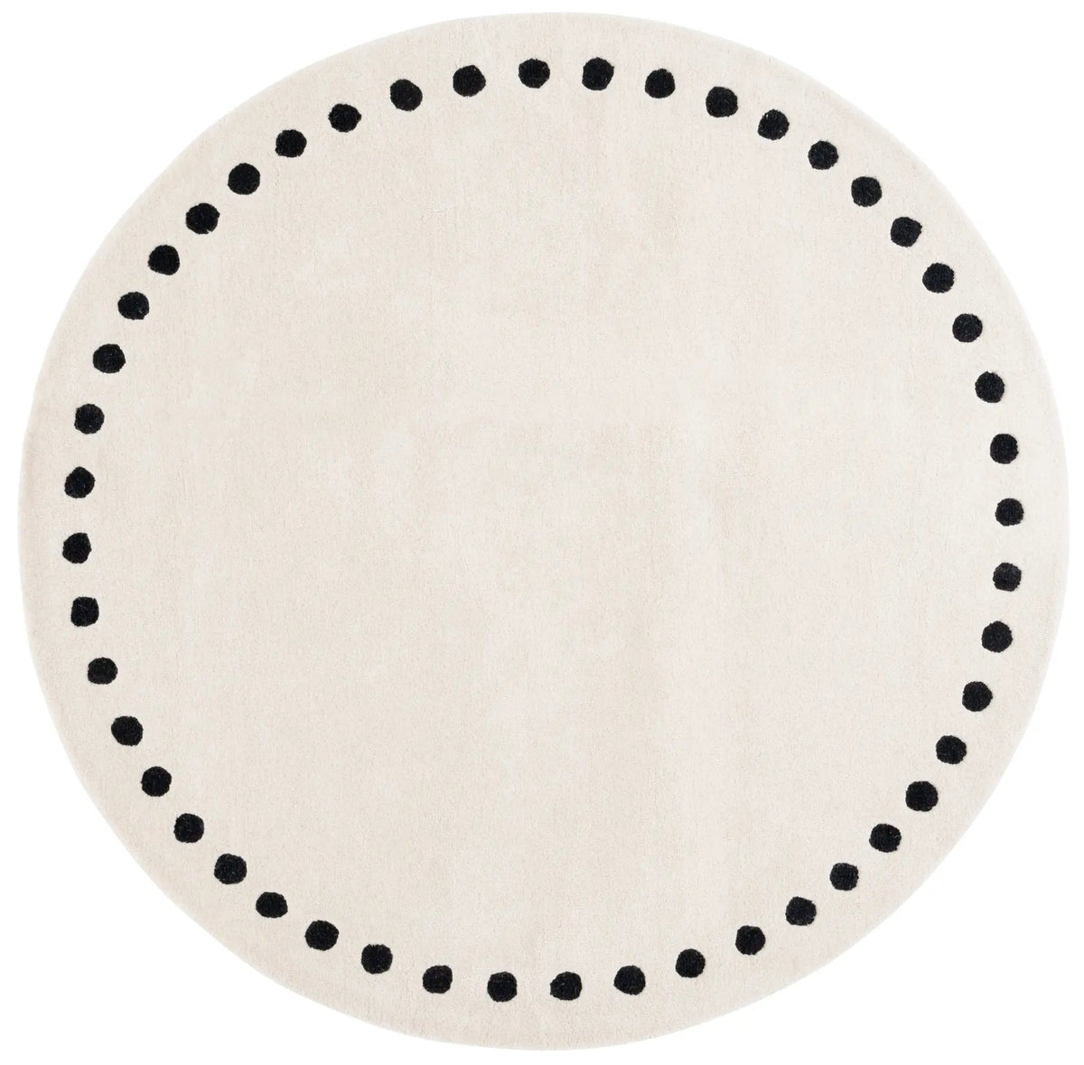 Safavieh Metro 6'-0" x 6'-0" Rug in Ivory / Black