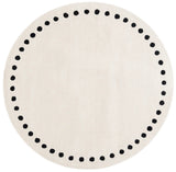 Safavieh Metro 6'-0" x 6'-0" Rug in Ivory / Black
