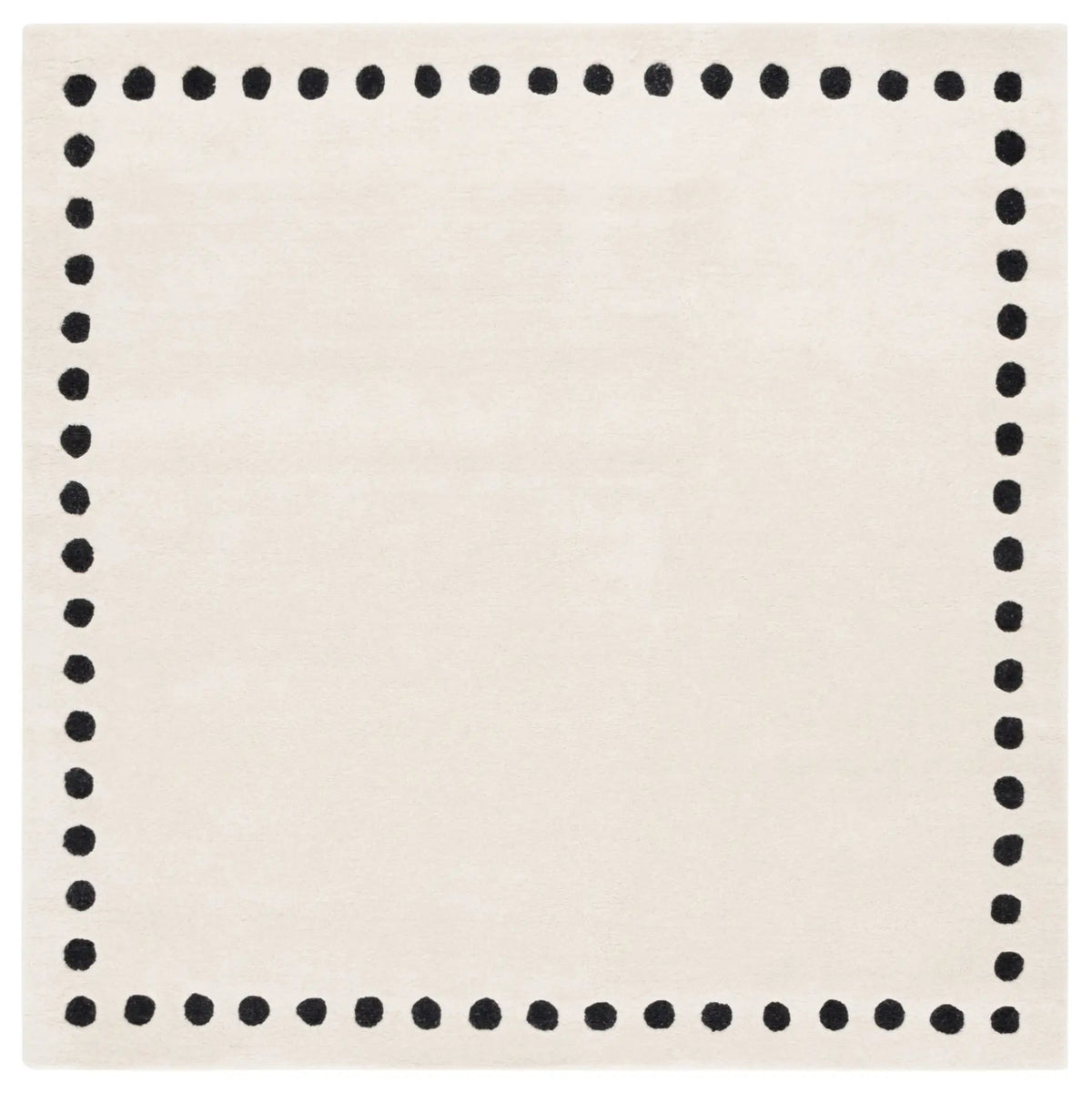 Safavieh Metro 6'-0" x 6'-0" Rug in Ivory / Black