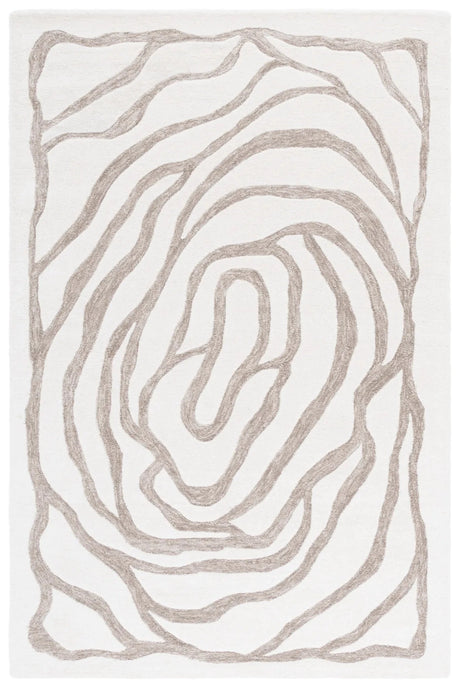 Safavieh Metro 4'-0" x 6'-0" Rug in Ivory / Grey