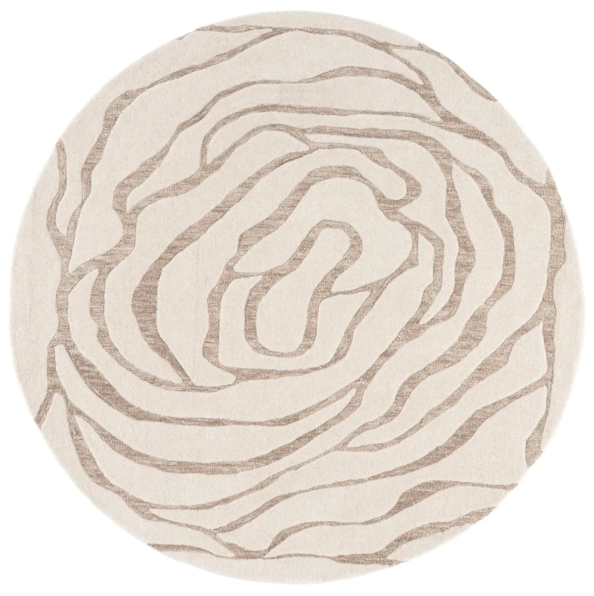 Safavieh Metro 6'-0" x 6'-0" Rug in Ivory / Grey