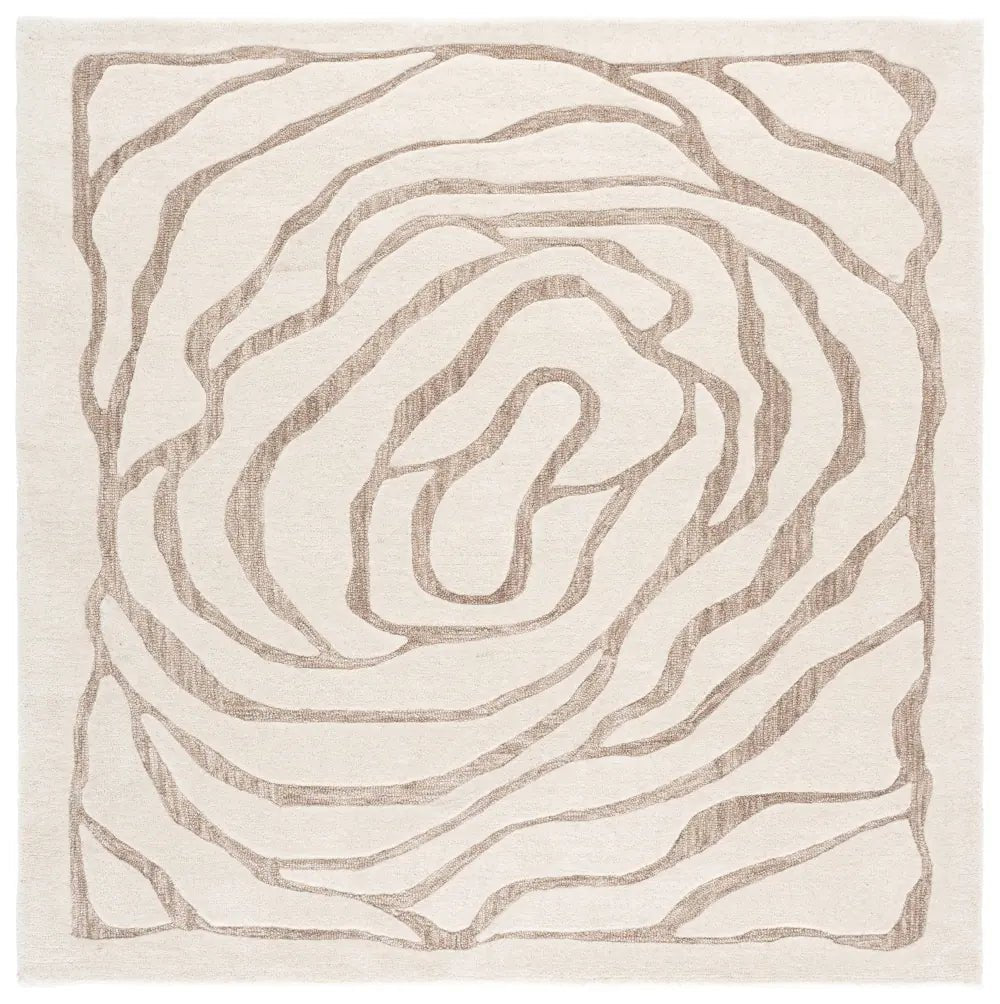 Safavieh Metro 6'-0" x 6'-0" Rug in Ivory / Grey