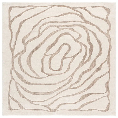 Safavieh Metro 6'-0" x 6'-0" Rug in Ivory / Grey
