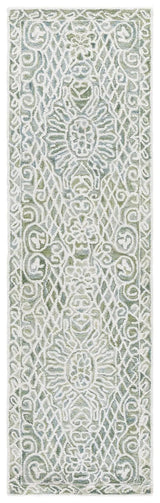 Safavieh Metro 2'-3" x 8'-0" Rug in Green / Ivory